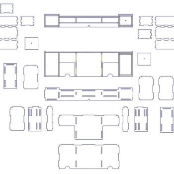 Intra απο ξύλο plywood 3mm-4mm πάχος – ξύλο Επιτραπέζιου Βάσης Οθόνης Υπολογιστή Riser 50x60 cm INTRAVECTRY-MY554766 - Image 2