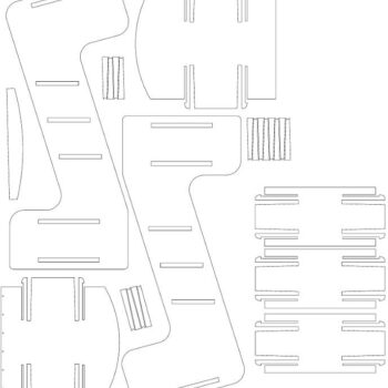 Intra απο ξύλο plywood 3mm-4mm πάχος – ξύλο βάσης διάλεξης στο βάθρο από κόντρα πλακέ 40x45 cm INTRAVECTRY-MY554768 - Image 2