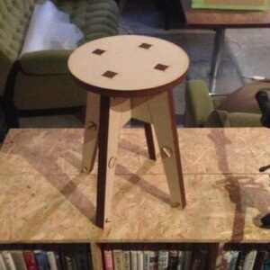 Intra απο ξύλο plywood 3mm-4mm πάχος – Κόντρα πλακέ Τραπεζοειδής Φάκελος Σκαμπώ 45x50 cm INTRAVECTRY-MY554770