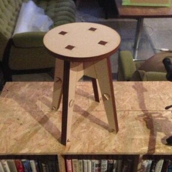 Intra απο ξύλο plywood 3mm-4mm πάχος – Κόντρα πλακέ Τραπεζοειδής Φάκελος Σκαμπώ 45x50 cm INTRAVECTRY-MY554770 - Image 1