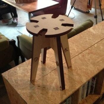 Intra απο ξύλο plywood 3mm-4mm πάχος – Κόντρα πλακέ Τραπεζοειδής Φάκελος Σκαμπώ 45x50 cm INTRAVECTRY-MY554770 - Image 2