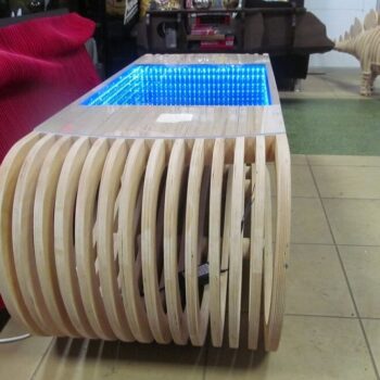 Intra απο ξύλο plywood 3mm-4mm πάχος – ξύλο παραμετρικού πίνακα Wave Infinity 30x30 cm INTRAVECTRY-MY554773 - Image 3