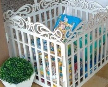 Intra απο ξύλο plywood 3mm-4mm πάχος – ξύλο Little Square Baby Playpen 30x30 cm INTRAVECTRY-MY554783 - Image 1