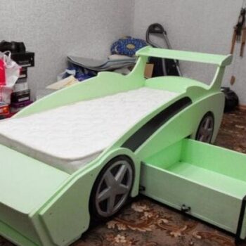 Intra απο ξύλο plywood 3mm-4mm πάχος – Φάκελος κρεβατιού για νήπια Racing Car Ferrari 25x25 cm INTRAVECTRY-MY554789 - Image 1