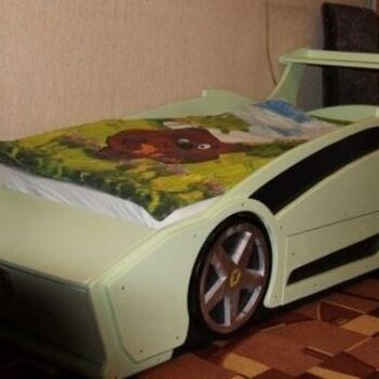 Intra απο ξύλο plywood 3mm-4mm πάχος – Φάκελος κρεβατιού για νήπια Racing Car Ferrari 25x25 cm INTRAVECTRY-MY554789 - Image 2