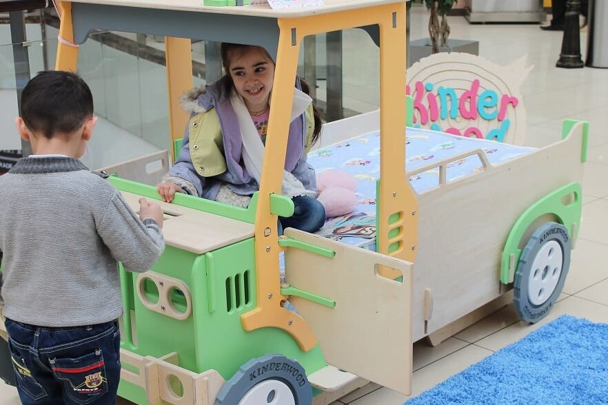 Intra απο ξύλο plywood 3mm-4mm πάχος – Ξύλινο Παιδικό Κρεβάτι Pickup Truck 10x10 cm INTRAVECTRY-MY554791