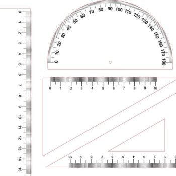 Intra απο ξύλο plywood 3mm-4mm πάχος – Μοιρογνωμόνιο χάρακα Γωνιακή κλίμακα σε ξύλο άκρων 15x15 cm INTRAVECTRY-MY554814 - Image 2