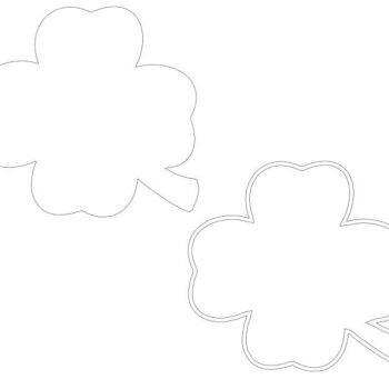 Intra απο ξύλο plywood 3mm-4mm πάχος – ξύλο Clover Wood Shape Craft for Home Decor 20x25 cm INTRAVECTRY-MY554820 - Image 2