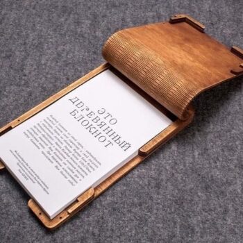 Intra απο ξύλο plywood 3mm-4mm πάχος – Ξύλινο ξύλο εξωφύλλου σημειωματάριου 20x25 cm INTRAVECTRY-MY554821 - Image 1