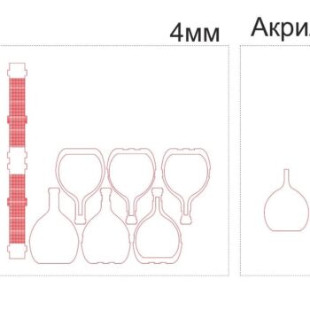 Intra απο ξύλο plywood 3mm-4mm πάχος – ξύλο κιβωτίου φιάλης κρασιού Cork 25x25 cm INTRAVECTRY-MY554823 - Image 2