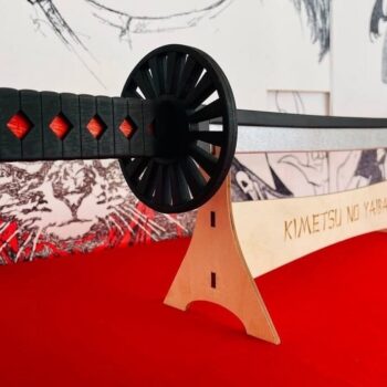 Intra απο ξύλο plywood 3mm-4mm πάχος – ξύλο μοντέλου ξύλου Tanjiro Katana 12x15 cm INTRAVECTRY-MY561510 - Image 3