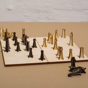 Intra απο ξύλο plywood 3mm-4mm πάχος – ξύλο Συμπλεκόμενου Σκακιού 45x50 cm INTRAVECTRY-MY554830