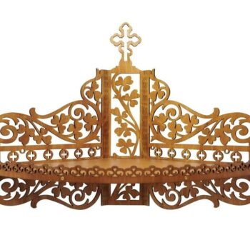 Intra απο ξύλο plywood 3mm-4mm πάχος – ξύλο ραφιών Βωμού για το σπίτι με λουλούδια 30x30 cm INTRAVECTRY-MY558892 - Image 1