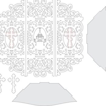 Intra απο ξύλο plywood 3mm-4mm πάχος – Γωνιακό ράφι για ξύλο εικονιδίων 10x10 cm INTRAVECTRY-MY554842 - Image 3