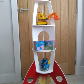 Intra απο ξύλο plywood 3mm-4mm πάχος – ξύλο Rocket Shelf for Kids Room 50x60 cm INTRAVECTRY-MY554844 - Image 2