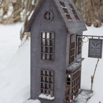 Intra απο ξύλο plywood 3mm-4mm πάχος – ξύλο κιτ ξύλινων μοντέλων βιβλιοπωλείου Harry Potter 15x15 cm INTRAVECTRY-MY554852 - Image 3