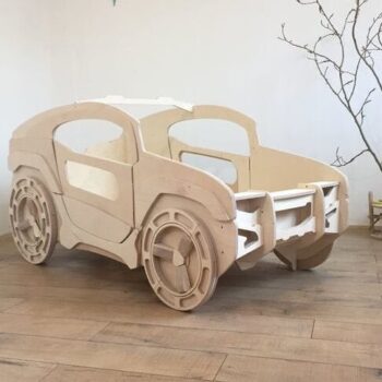 Intra απο ξύλο plywood 3mm-4mm πάχος – ξύλο κρεβατιού Jeep για παιδιά 40x40 cm INTRAVECTRY-MY554864 - Image 1