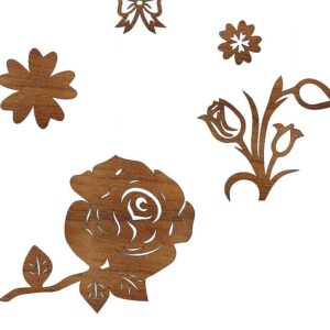 Intra απο ξύλο plywood 3mm-4mm πάχος – ξύλο προτύπου αποκοπής λουλουδιών 35x40 cm INTRAVECTRY-MY554867