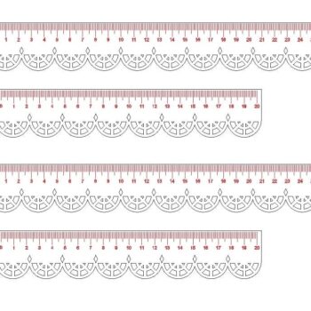 Intra απο ξύλο plywood 3mm-4mm πάχος – ξύλο Χάρακας Student Design Lace 20x20 cm INTRAVECTRY-MY554872 - Image 3