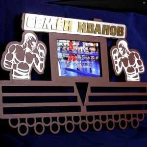 Intra απο ξύλο plywood 3mm-4mm πάχος – ξύλο κατόχου μεταλλίων πυγμαχίας 20x25 cm INTRAVECTRY-MY554889