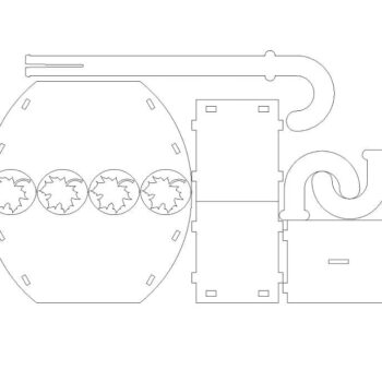 Intra απο ξύλο plywood 3mm-4mm πάχος – ξύλο λουλουδιών ομπρέλας 20x25 cm INTRAVECTRY-MY554896 - Image 2