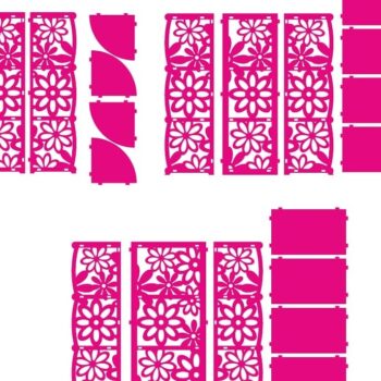 Intra απο ξύλο plywood 3mm-4mm πάχος – ξύλο ραφιών αποθήκευσης λουλουδιών 20x25 cm INTRAVECTRY-MY554898 - Image 2