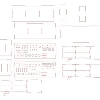 Intra απο ξύλο plywood 3mm-4mm πάχος – ξύλο Organizer εργαλείου Benchtop 12x15 cm INTRAVECTRY-MY554902 - Image 2