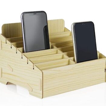 Intra απο ξύλο plywood 3mm-4mm πάχος – ξύλο ξύλινο κουτί αποθήκευσης για κινητά τηλέφωνα 30x30 cm INTRAVECTRY-MY554903 - Image 1