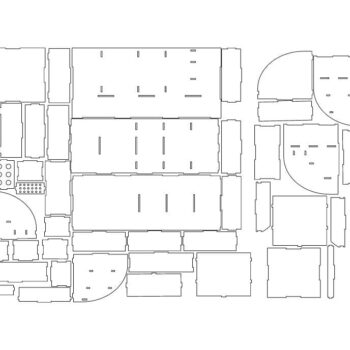 Intra απο ξύλο plywood 3mm-4mm πάχος – ξύλο οργανωτή πάγκου ξύλου 40x40 cm INTRAVECTRY-MY554905 - Image 3