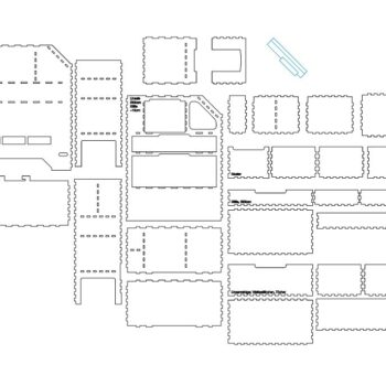 Intra απο ξύλο plywood 3mm-4mm πάχος – ξύλο CNC Workshop Storage Organizer 25x30 cm INTRAVECTRY-MY554907 - Image 3