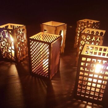 Intra απο ξύλο plywood 3mm-4mm πάχος – ξύλο Serenity Reflection Box 50x60 cm INTRAVECTRY-MY554908 - Image 1