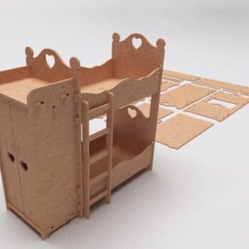 Intra απο ξύλο plywood 3mm-4mm πάχος – ξύλο κουκέτας κουκλόσπιτου 35x40 cm INTRAVECTRY-MY554911 - Image 1