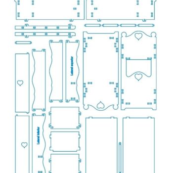 Intra απο ξύλο plywood 3mm-4mm πάχος – ξύλο κουκέτας κουκλόσπιτου 35x40 cm INTRAVECTRY-MY554911 - Image 2