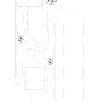 Intra απο ξύλο plywood 3mm-4mm πάχος – Βάση πιστολιού θερμής κόλλας και λίμα συγκράτησης ραβδιού 40x45 cm INTRAVECTRY-MY554913 - Image 3