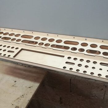 Intra απο ξύλο plywood 3mm-4mm πάχος – Επιτοίχιο ξύλο ραφιού εργαλείων 40x45 cm INTRAVECTRY-MY559165 - Image 3
