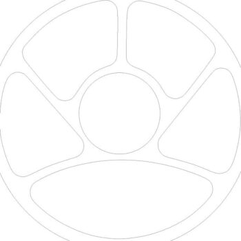 Intra απο ξύλο plywood 3mm-4mm πάχος – ξύλο Δίσκου δώρου με στρογγυλά καρύδια έξι ενοτήτων 15x20 cm INTRAVECTRY-MY554916 - Image 2