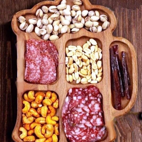 Intra απο ξύλο plywood 3mm-4mm πάχος – ξύλο δίσκου σερβιρίσματος σε σχήμα κούπας 20x20 cm INTRAVECTRY-MY554918