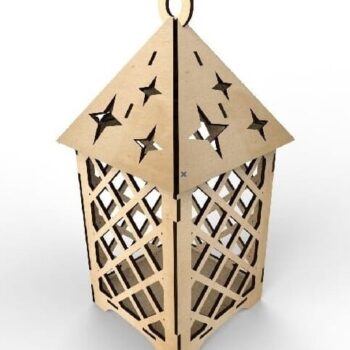 Intra απο ξύλο plywood 3mm-4mm πάχος – ξύλο Κουτί ρεσώ με ξύλινο μενταγιόν 50x60 cm INTRAVECTRY-MY554927 - Image 1