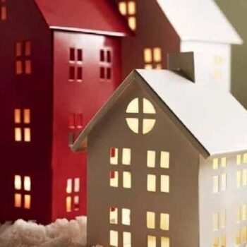 Intra απο ξύλο plywood 3mm-4mm πάχος – ξύλο Κηροπήγιο Φαναριού Σπιτιού Tealight 35x40 cm INTRAVECTRY-MY554930 - Image 2