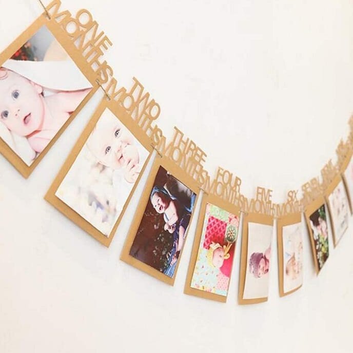 Intra απο ξύλο plywood 3mm-4mm πάχος – ξύλο κορνίζας για μωρό 12 μηνών 25x30 cm INTRAVECTRY-MY558557