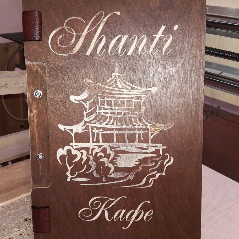 Intra απο ξύλο plywood 3mm-4mm πάχος – ξύλο εξωφύλλου σημειωματάριου με χαραγμένο Shanti 30x30 cm INTRAVECTRY-MY561370