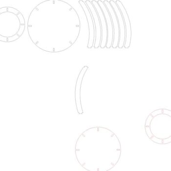 Intra απο ξύλο plywood 3mm-4mm πάχος – ξύλο στρογγυλού τραπεζιού του καθεδρικού ναού 30x35 cm INTRAVECTRY-MY555000 - Image 4