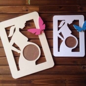 Intra απο ξύλο plywood 3mm-4mm πάχος – ξύλο κορνίζας υπερήχων εγκύου 12x15 cm INTRAVECTRY-MY555011 - Image 1