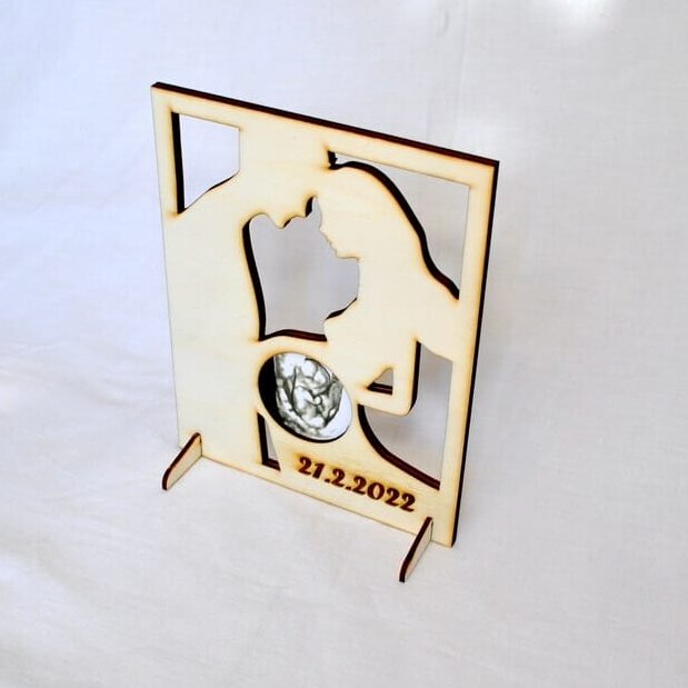 Intra απο ξύλο plywood 3mm-4mm πάχος – Κορνίζα για το ξύλο πρώτης φωτογραφίας 45x50 cm INTRAVECTRY-MY555012