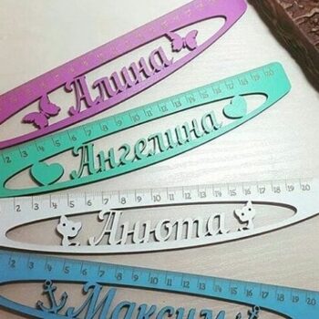 Intra απο ξύλο plywood 3mm-4mm πάχος – Εξατομικευμένο ξύλο συλλογής χάρακα 40x45 cm INTRAVECTRY-MY555033 - Image 1