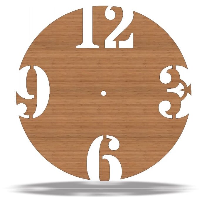 Intra απο ξύλο plywood 3mm-4mm πάχος – ξύλο ρολογιού τοίχου Rise N Shine 10x10 cm INTRAVECTRY-MY561032