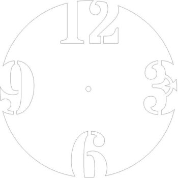 Intra απο ξύλο plywood 3mm-4mm πάχος – ξύλο ρολογιού τοίχου Rise N Shine 25x25 cm INTRAVECTRY-MY555044 - Image 2