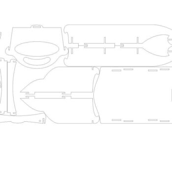 Intra απο ξύλο plywood 3mm-4mm πάχος – ξύλο διάταξης ξύλινων ελκήθρων 20x25 cm INTRAVECTRY-MY555058 - Image 2