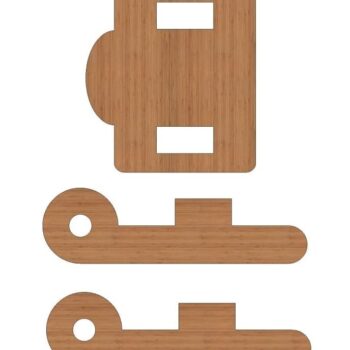 Intra απο ξύλο plywood 3mm-4mm πάχος – Ξύλινη μινιατούρα λίμα ελκήθρου 50x60 cm INTRAVECTRY-MY555059 - Image 1