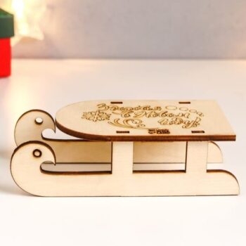 Intra απο ξύλο plywood 3mm-4mm πάχος – Ξύλινη λίμα για έλκηθρο 40x45 cm INTRAVECTRY-MY555062 - Image 2